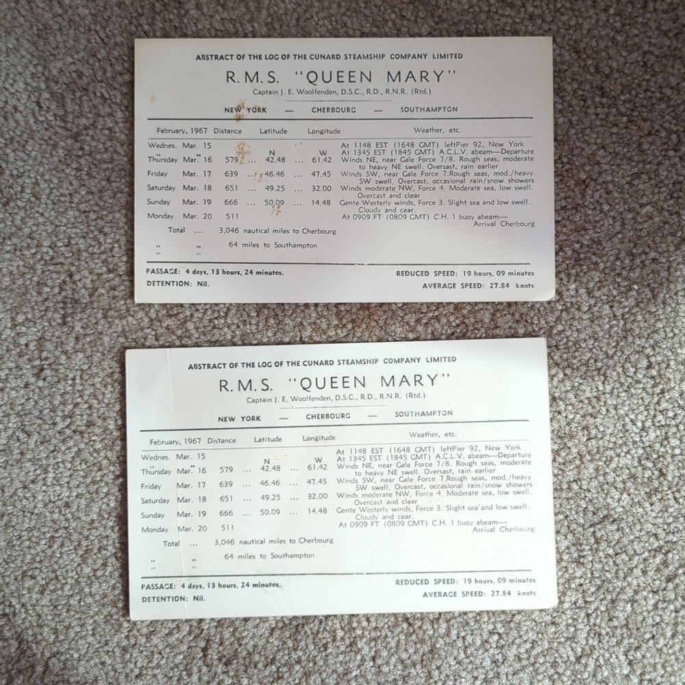RMS Queen Mary Collection - Picture 4 of 6
